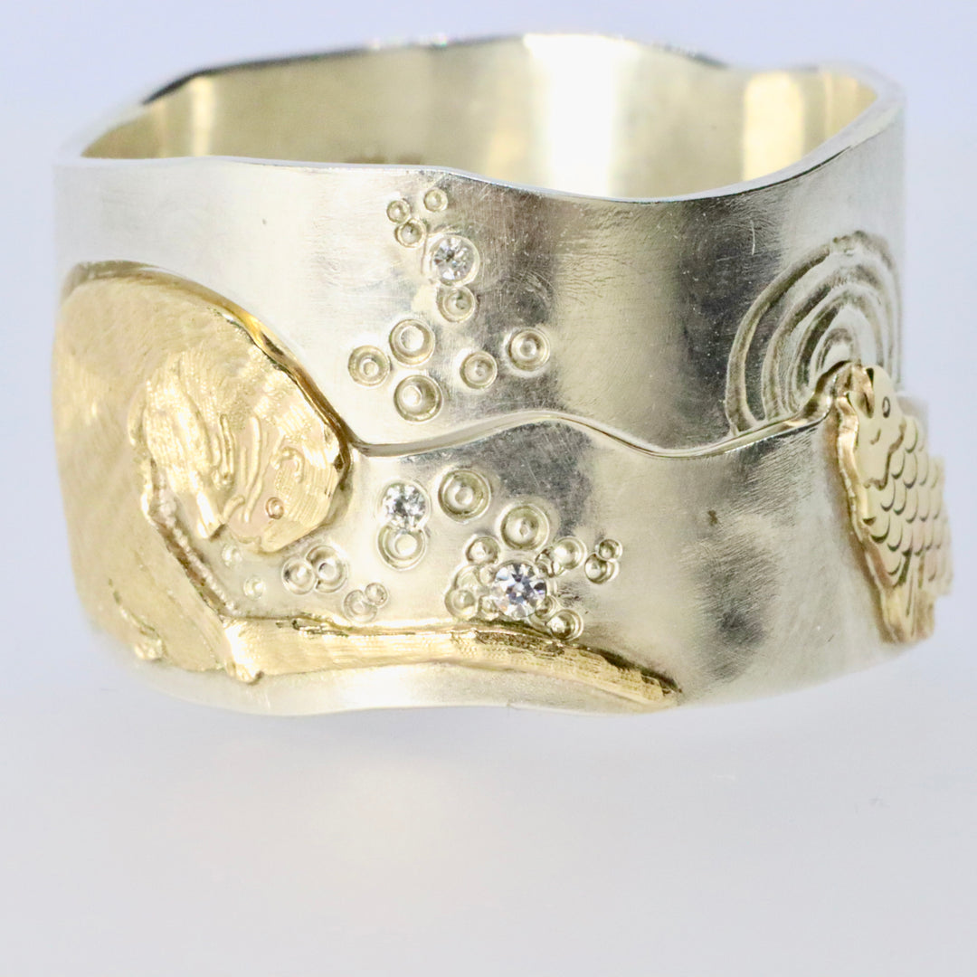 River Otter Trout Perfect Pair Ring