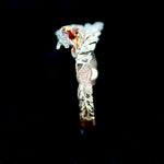 Load image into Gallery viewer, Hidden Treasure 9ct gold Spessartite Garnet Oak Ring