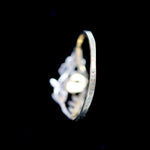Load image into Gallery viewer, 9ct Gold &amp; Silver Moissanite Fern Ring