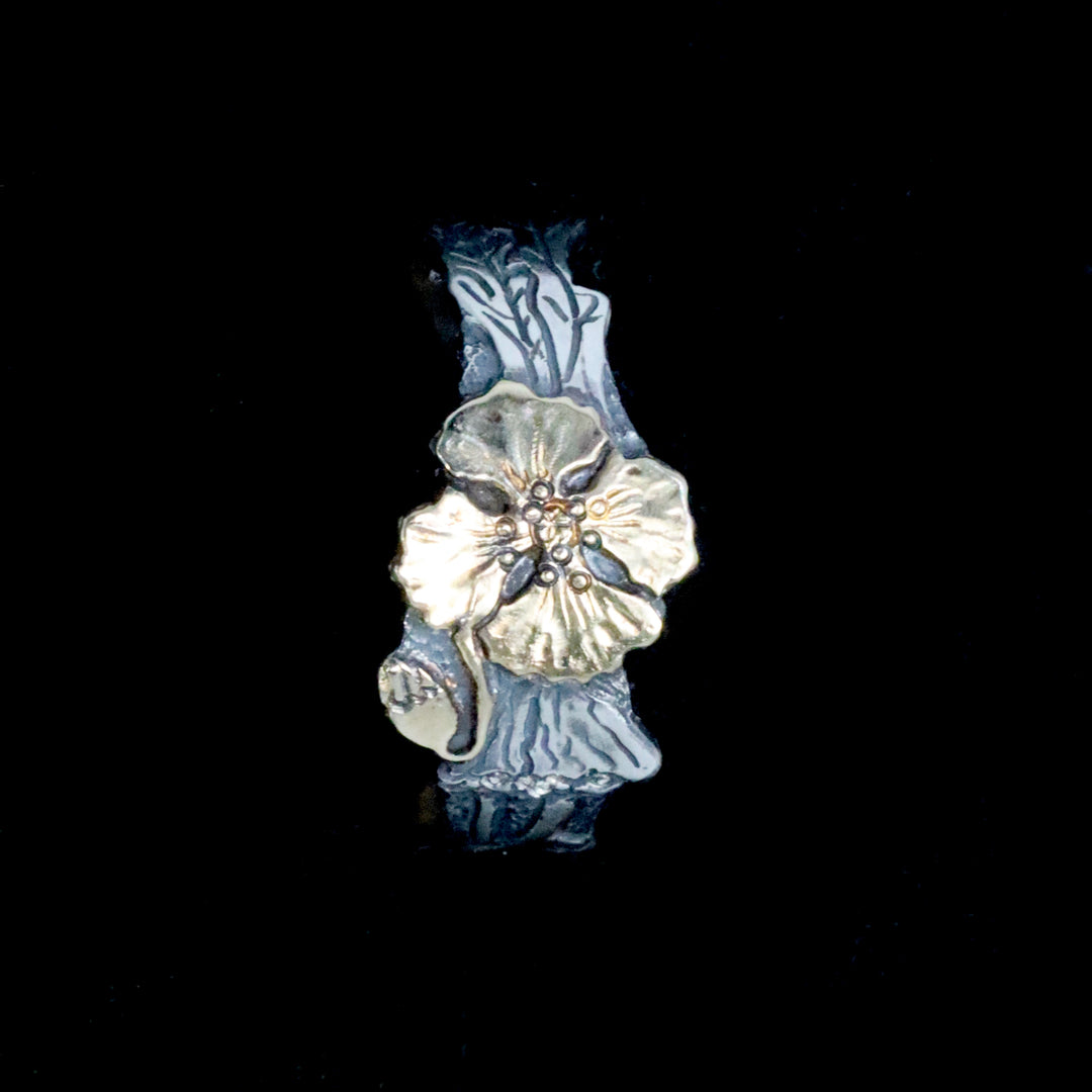 Wild Poppy Ring