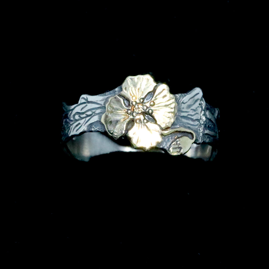 Wild Poppy Ring