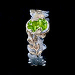 Load image into Gallery viewer, Peridot Woodland Ring