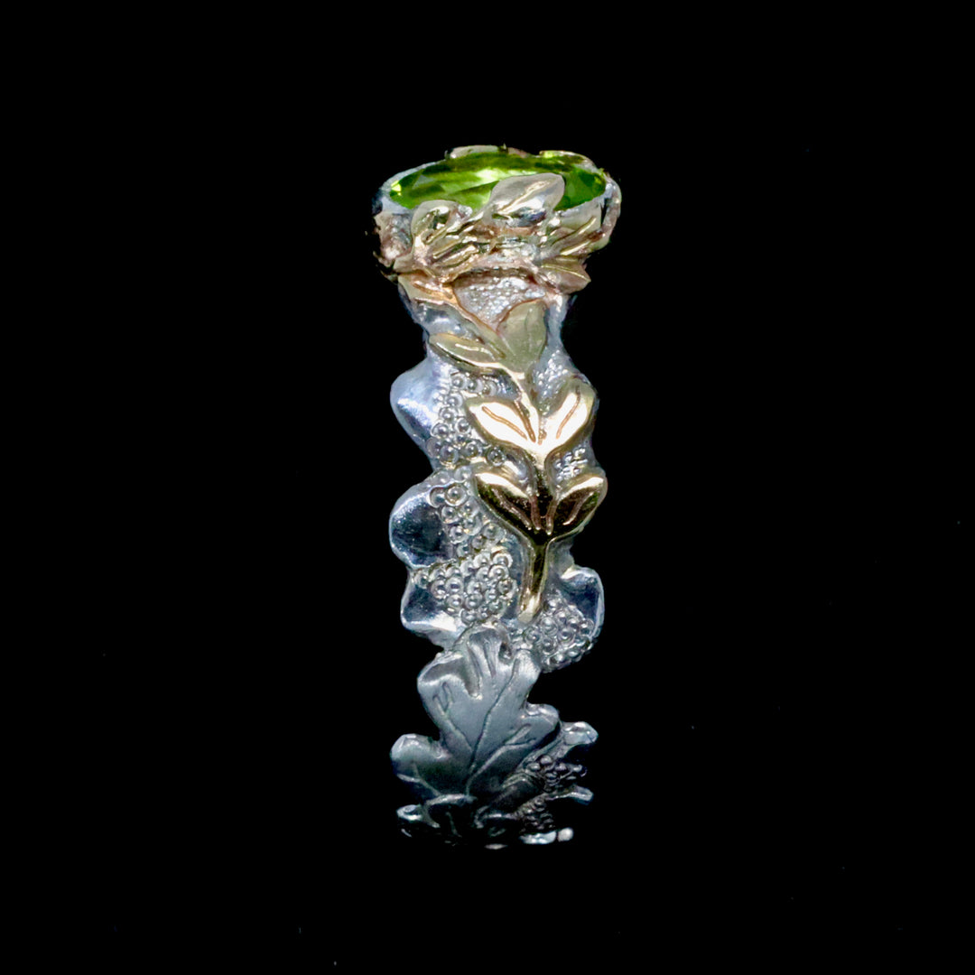 Peridot Woodland Ring