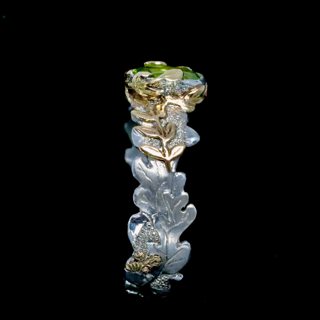 Peridot Woodland Ring