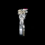 Load image into Gallery viewer, Ruby Silver &amp; 9ct Gold Beech Ring