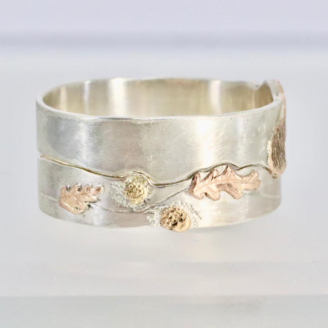 Red Squirrel Acorn Perfect Pair Ring