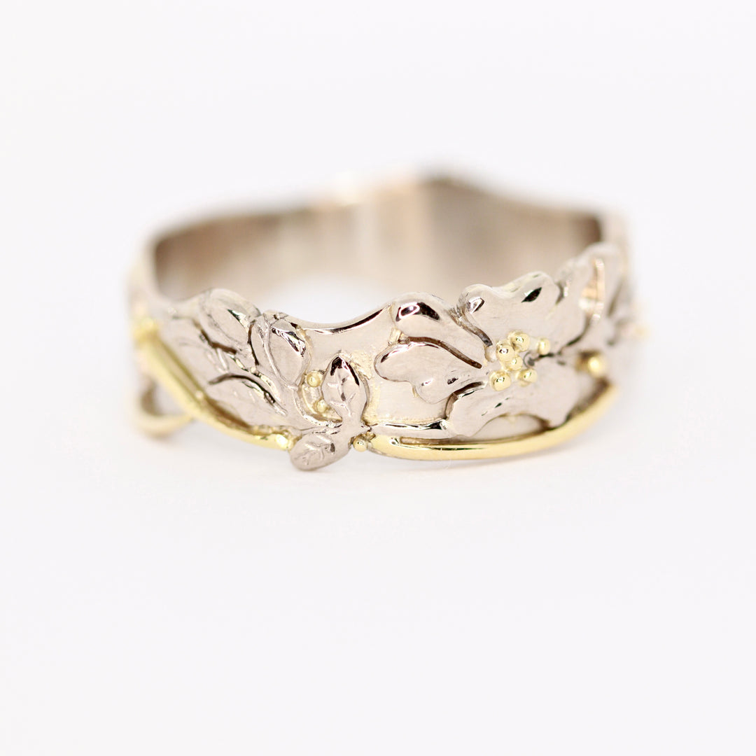 Briar Rose Ring | 9ct White Gold