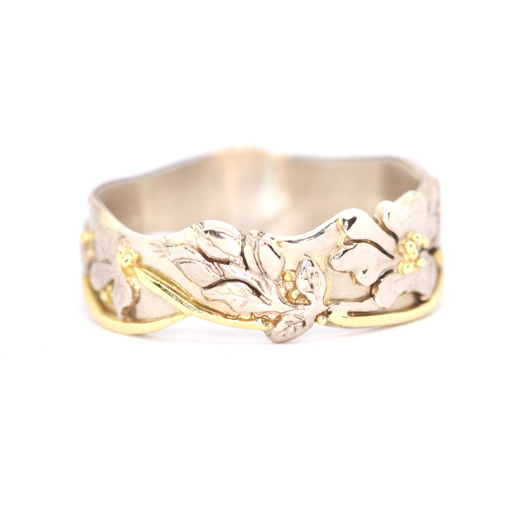 Briar Rose Ring | 9ct White Gold