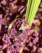 Load image into Gallery viewer, Hidden Treasure 9ct gold Spessartite Garnet Oak Ring