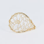 Load image into Gallery viewer, Torchon Gold Lace Stud Earrings
