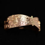 Load image into Gallery viewer, Autumn Leaf Red Gold Ring
