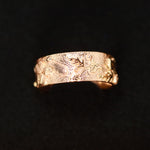 Load image into Gallery viewer, Autumn Leaf Red Gold Ring
