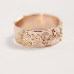 Load image into Gallery viewer, Autumn Leaf Red Gold Ring
