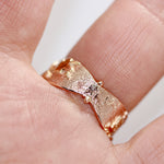 Load image into Gallery viewer, Autumn Leaf Red Gold Ring
