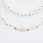 Load image into Gallery viewer, String of Pearls Peridot Rose Gold Necklace
