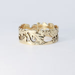 Load image into Gallery viewer, Gold Oak Leaf Acorn Ring
