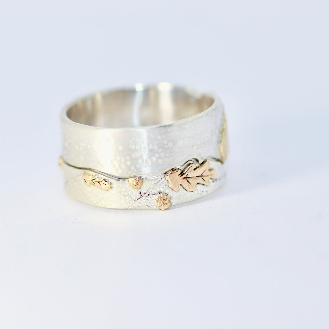 Squirrel Acorn Perfect Pair Ring