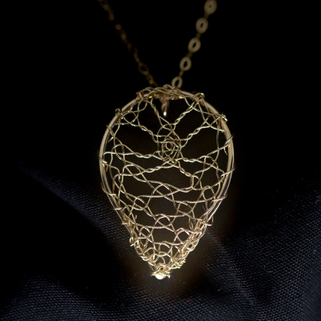 Torchon Lace Pendant