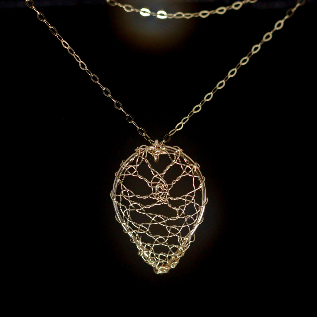 Torchon Lace Pendant