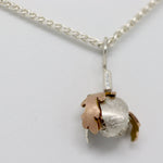 Load image into Gallery viewer, Lullaby Silver &amp; Gold Dormouse Kinetic Pendant
