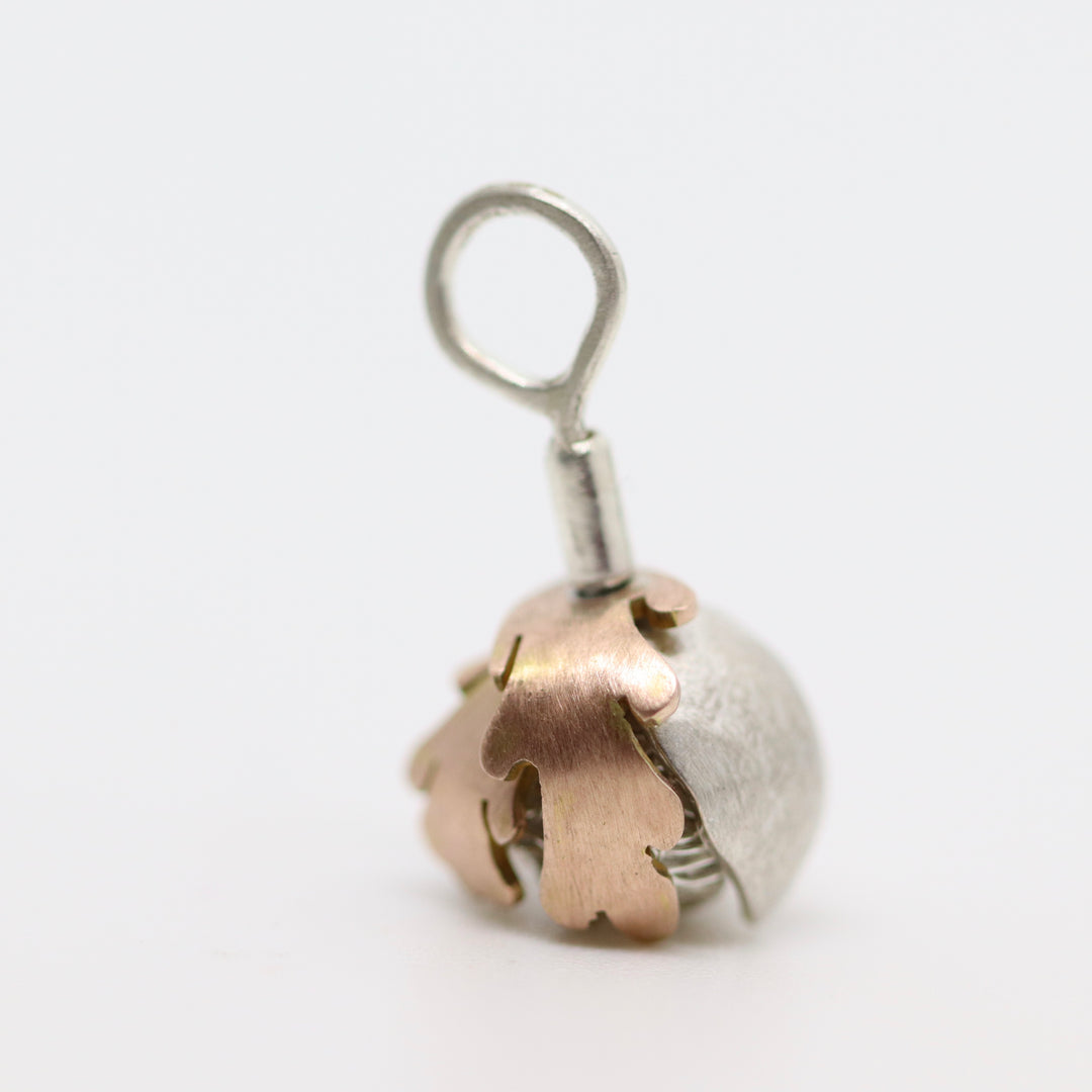 Lullaby Silver & Gold Dormouse Kinetic Pendant