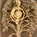 Load image into Gallery viewer, Beechnut Gold Dormouse Kinetic Pendant
