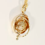 Load image into Gallery viewer, Beechnut Gold Dormouse Kinetic Pendant
