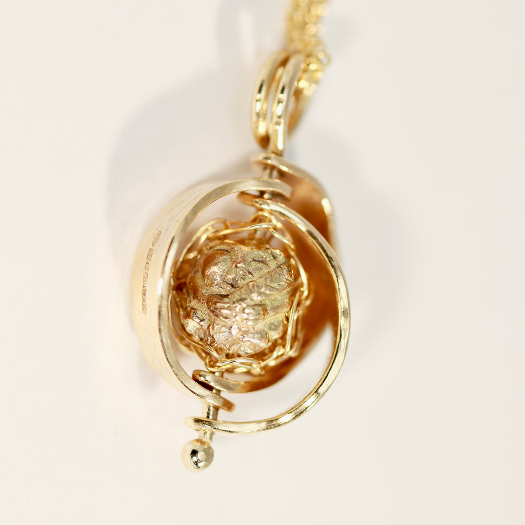 Beechnut Gold Dormouse Kinetic Pendant